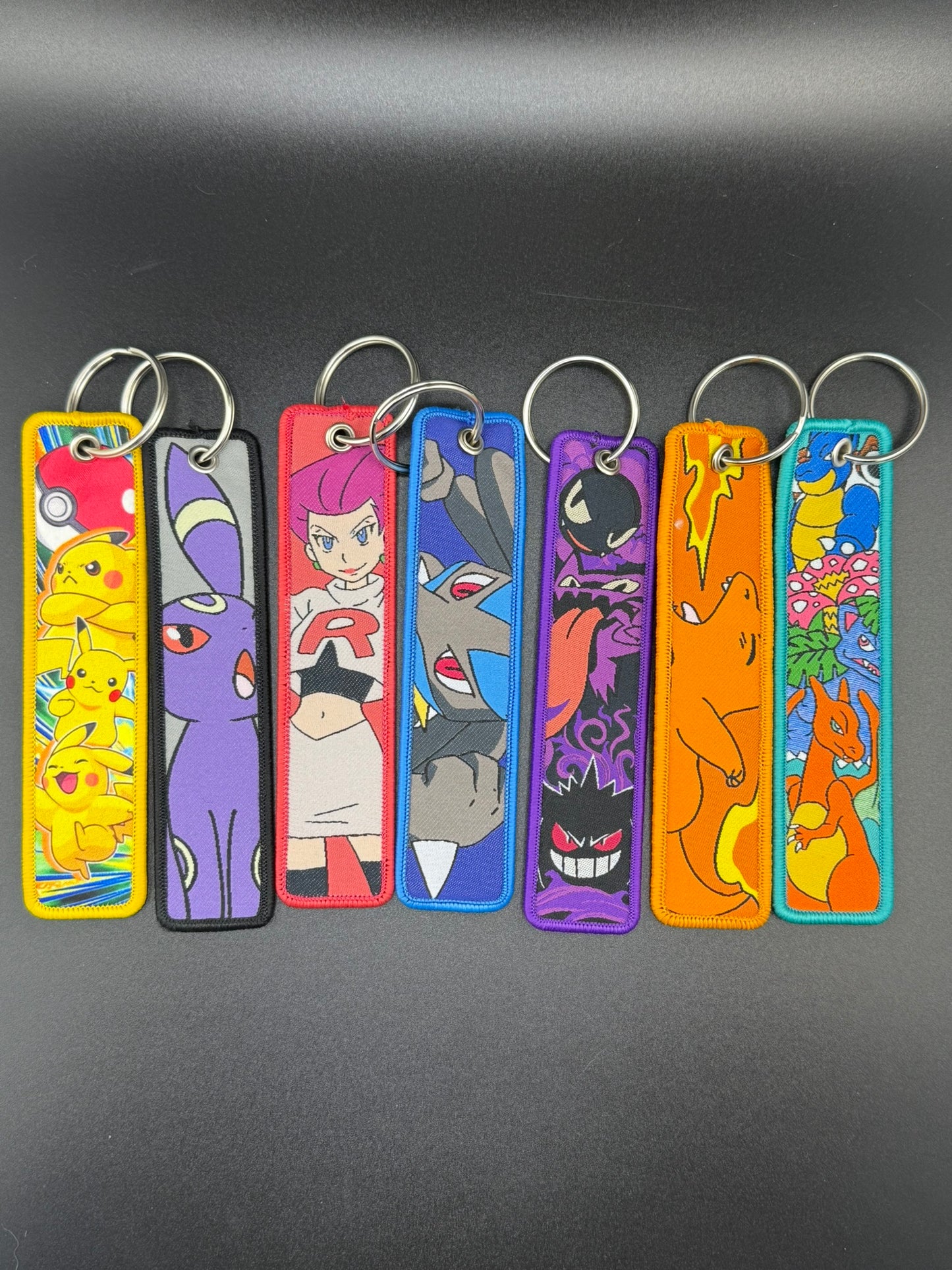Pokémon-Themed Fabric Keychain
