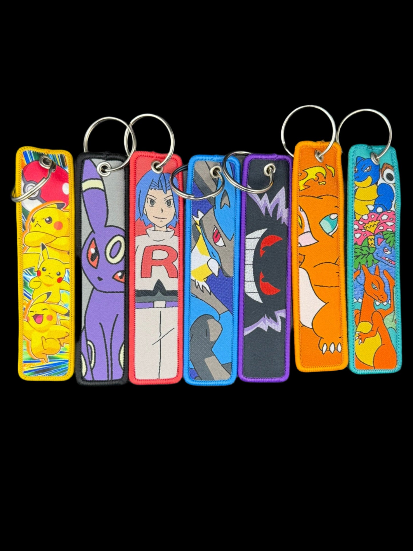 Pokémon-Themed Fabric Keychain
