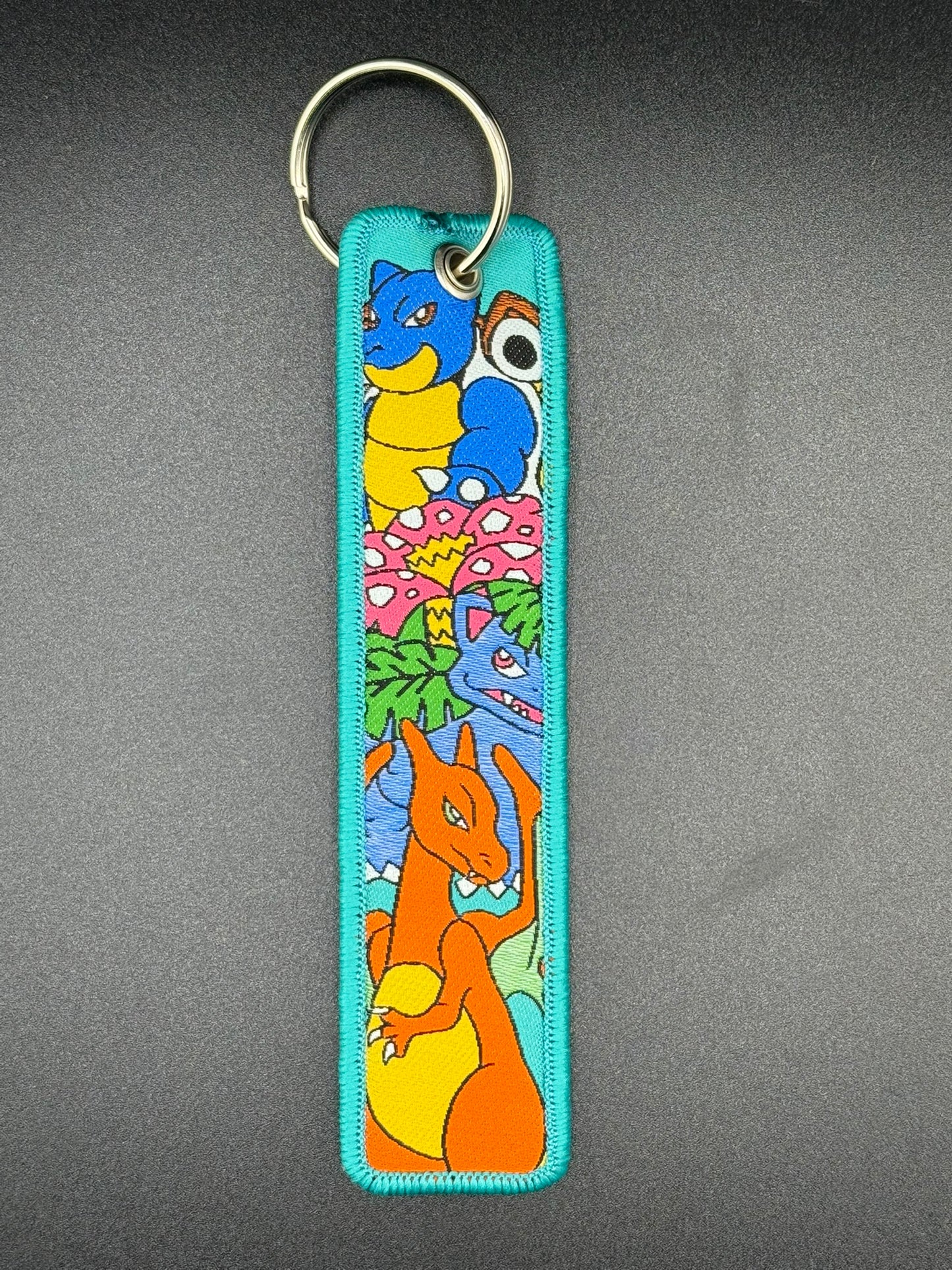 Pokémon-Themed Fabric Keychain