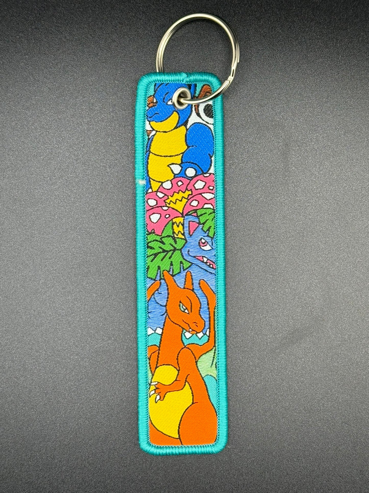 Pokémon-Themed Fabric Keychain