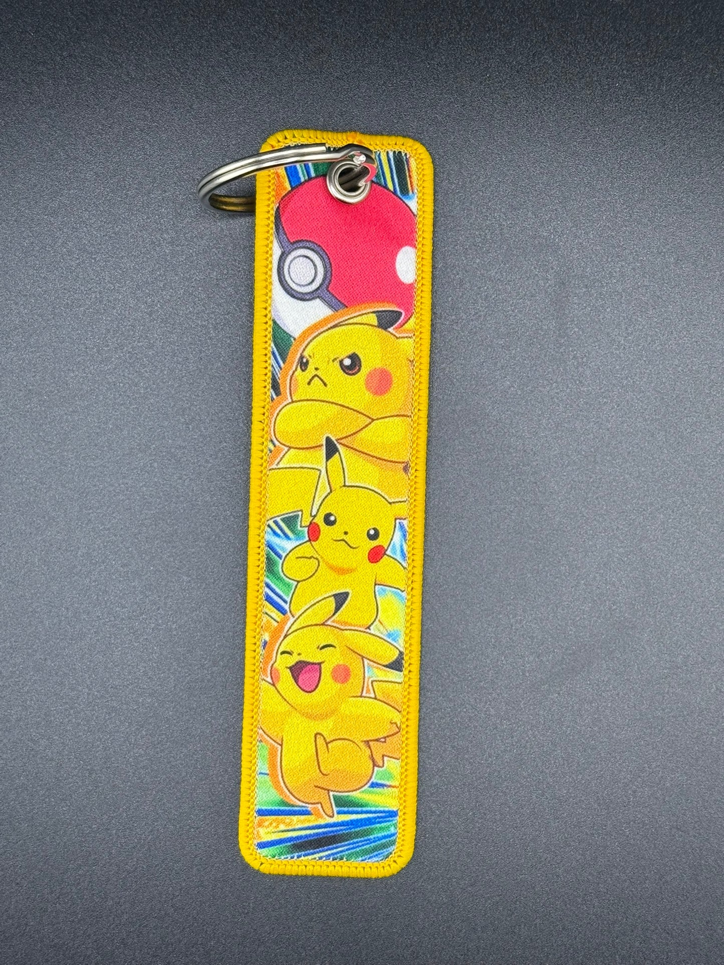 Pokémon-Themed Fabric Keychain