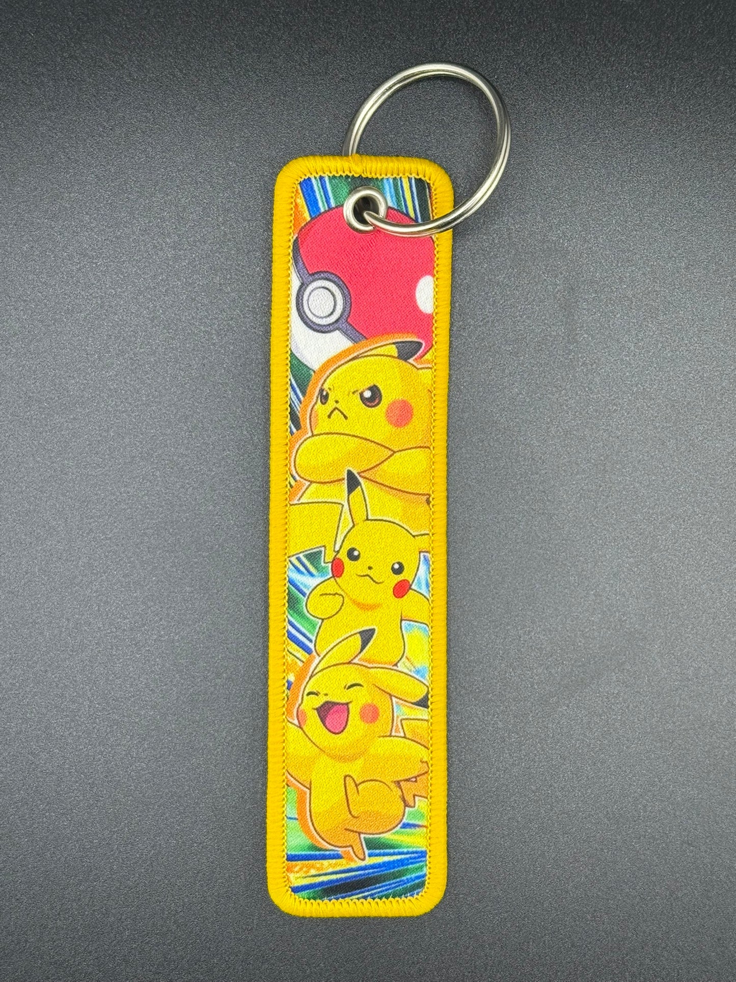 Pokémon-Themed Fabric Keychain