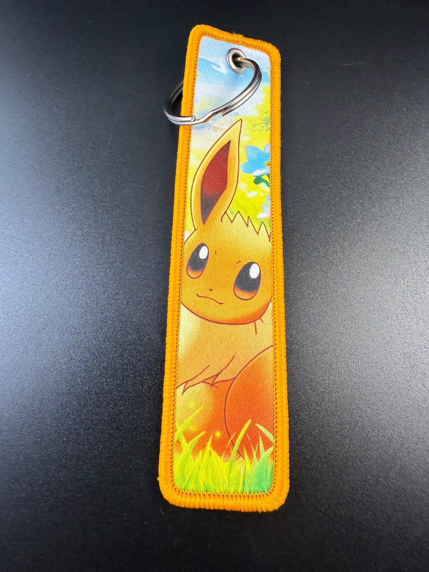 Pokémon-Themed Fabric Keychain