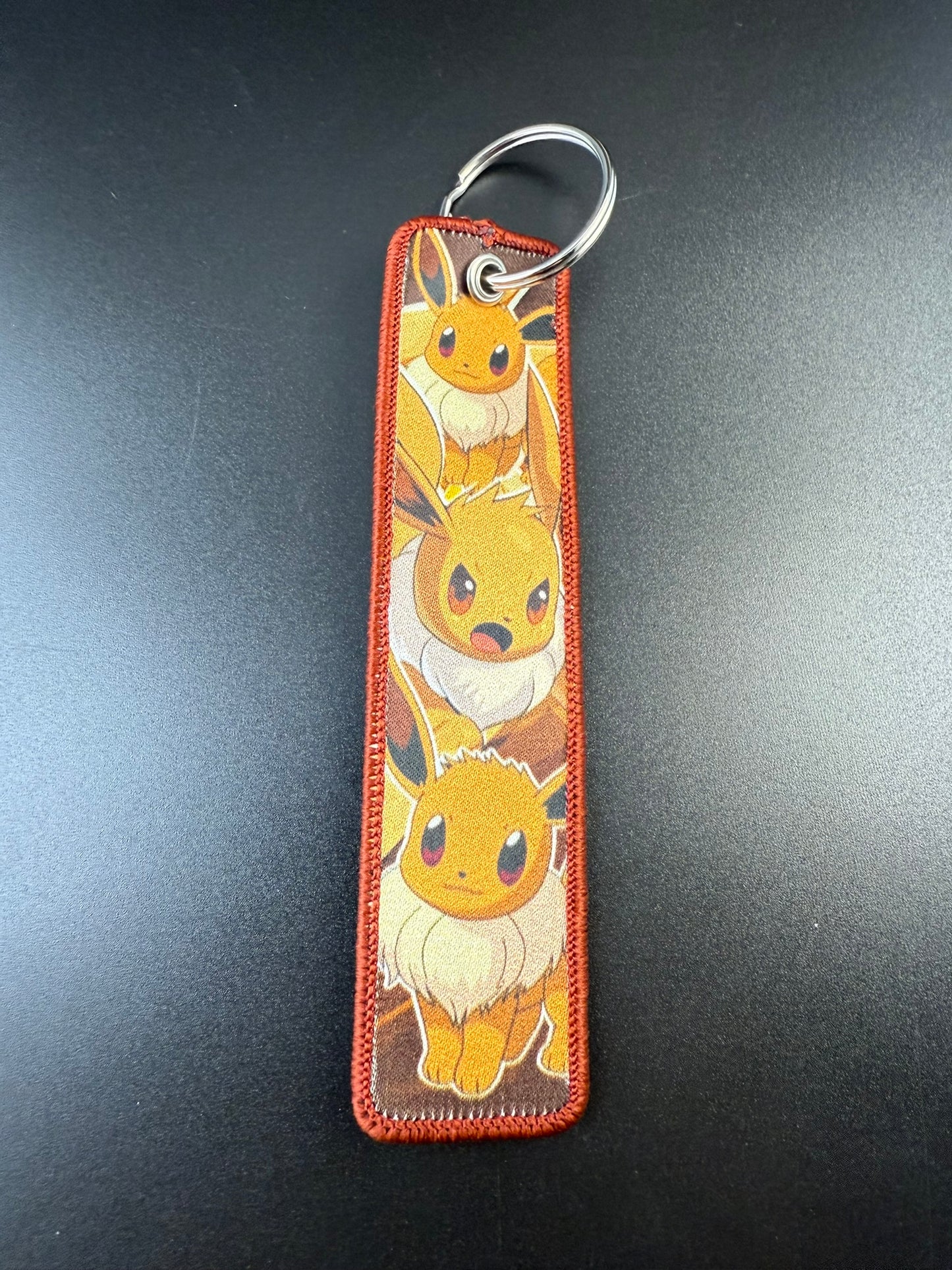 Pokémon-Themed Fabric Keychain