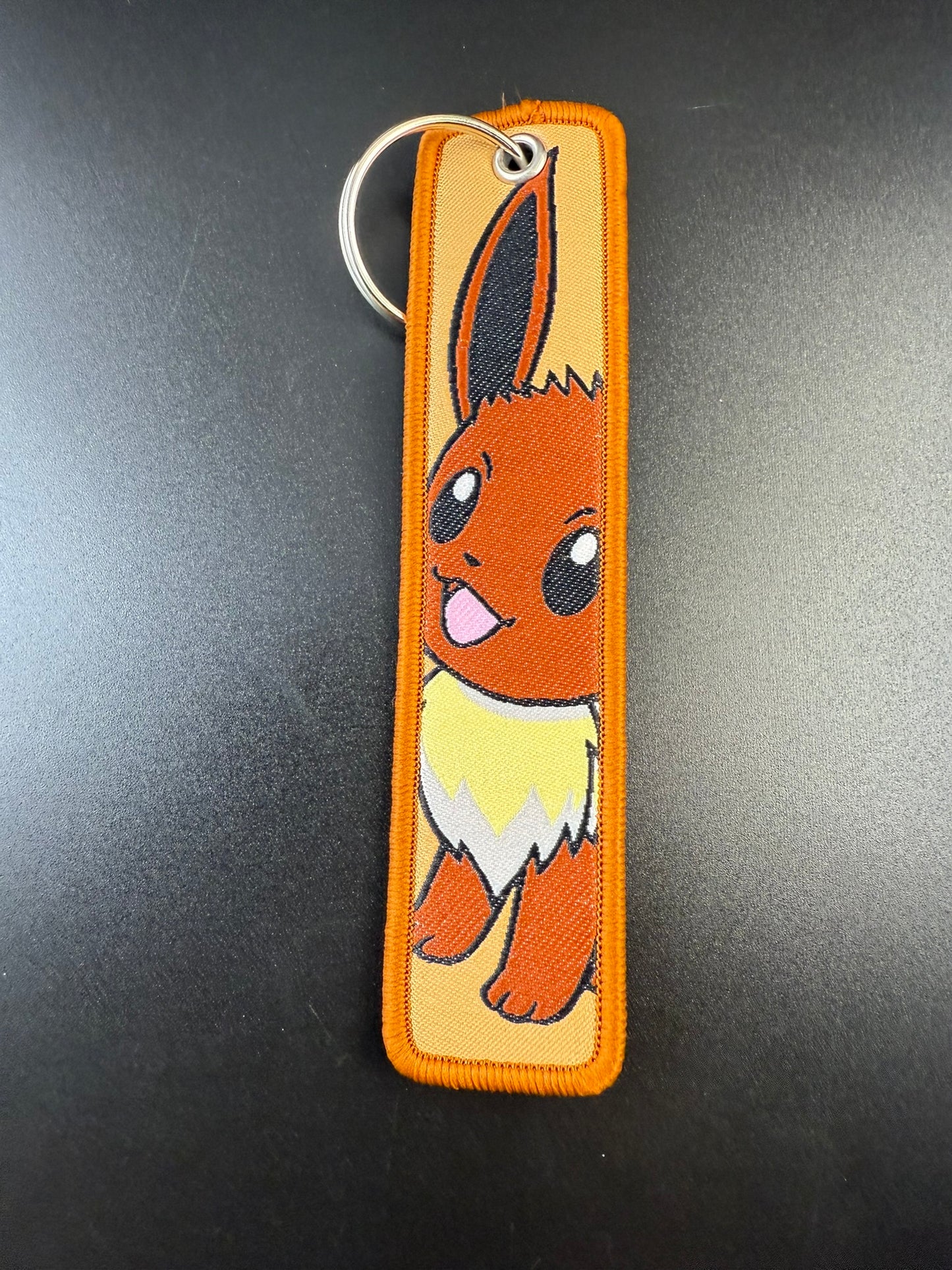 Pokémon-Themed Fabric Keychain