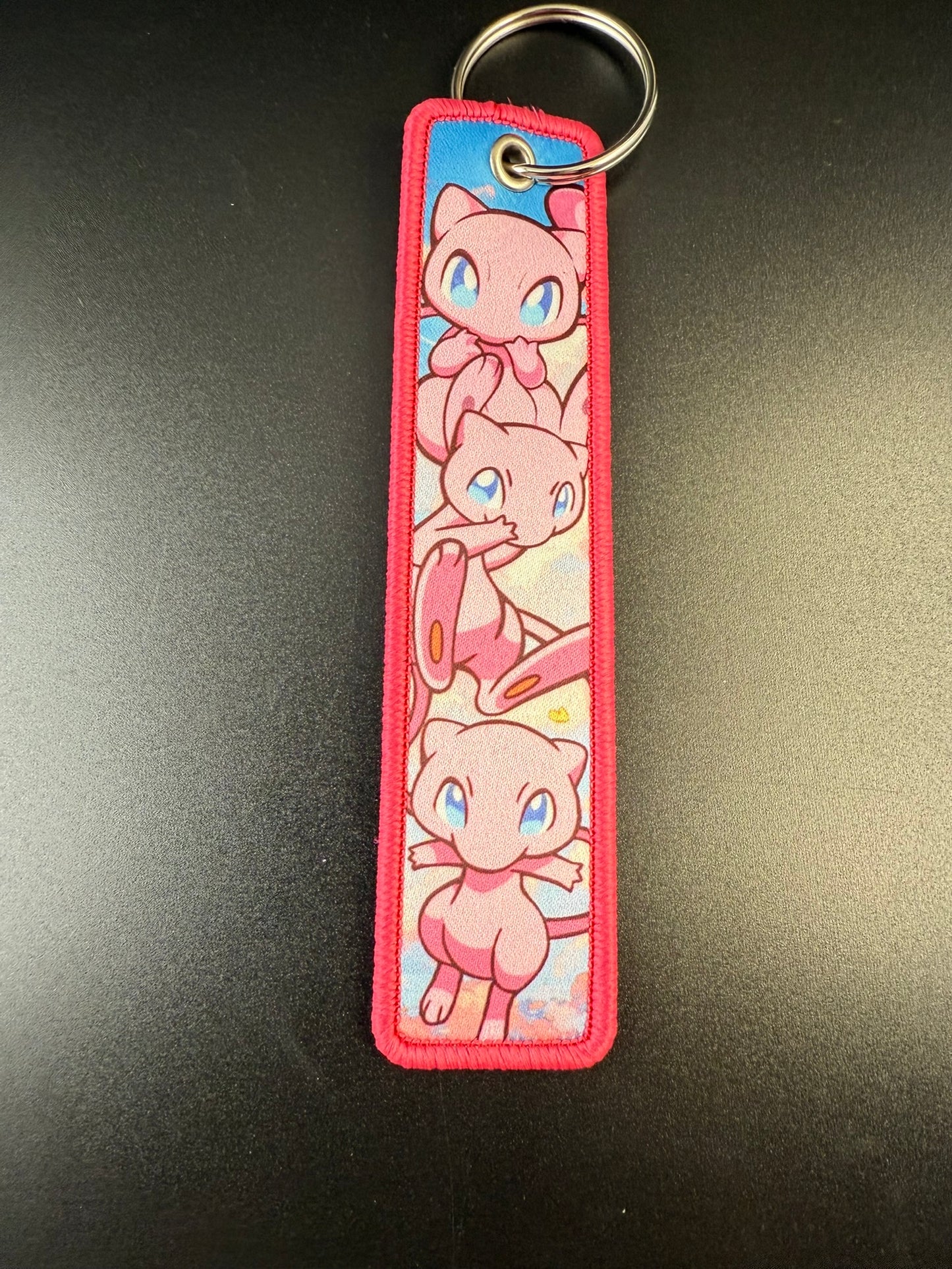Pokémon-Themed Fabric Keychain