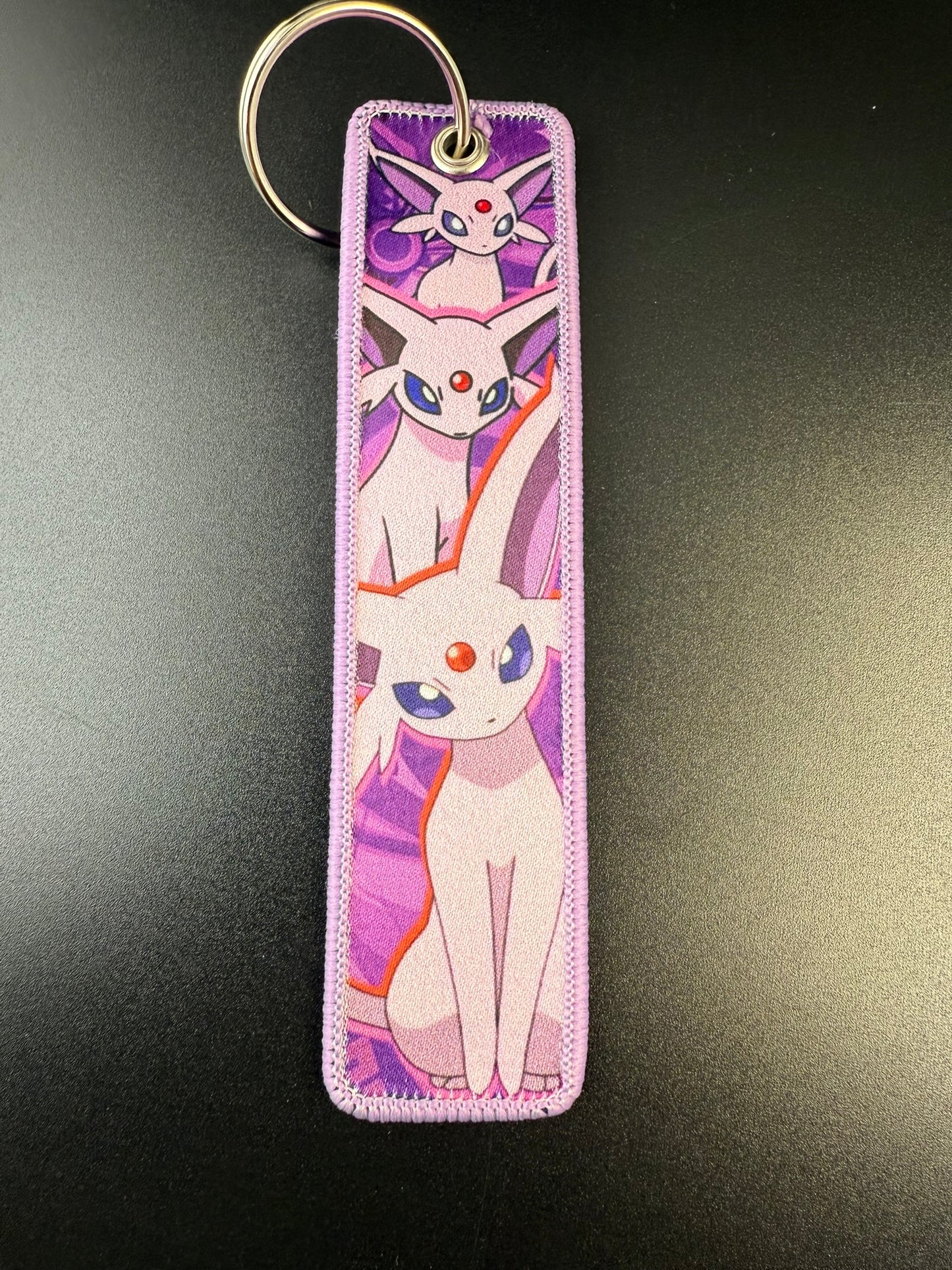 Pokémon-Themed Fabric Keychain