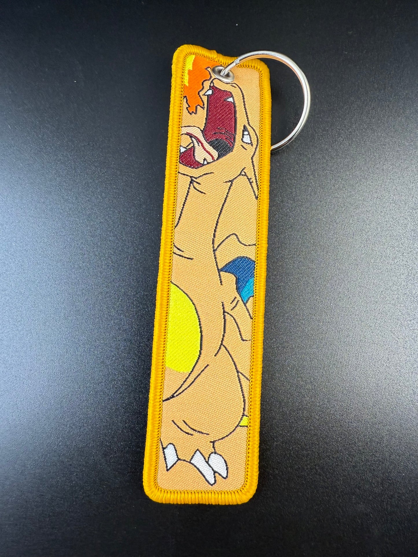 Pokémon-Themed Fabric Keychain