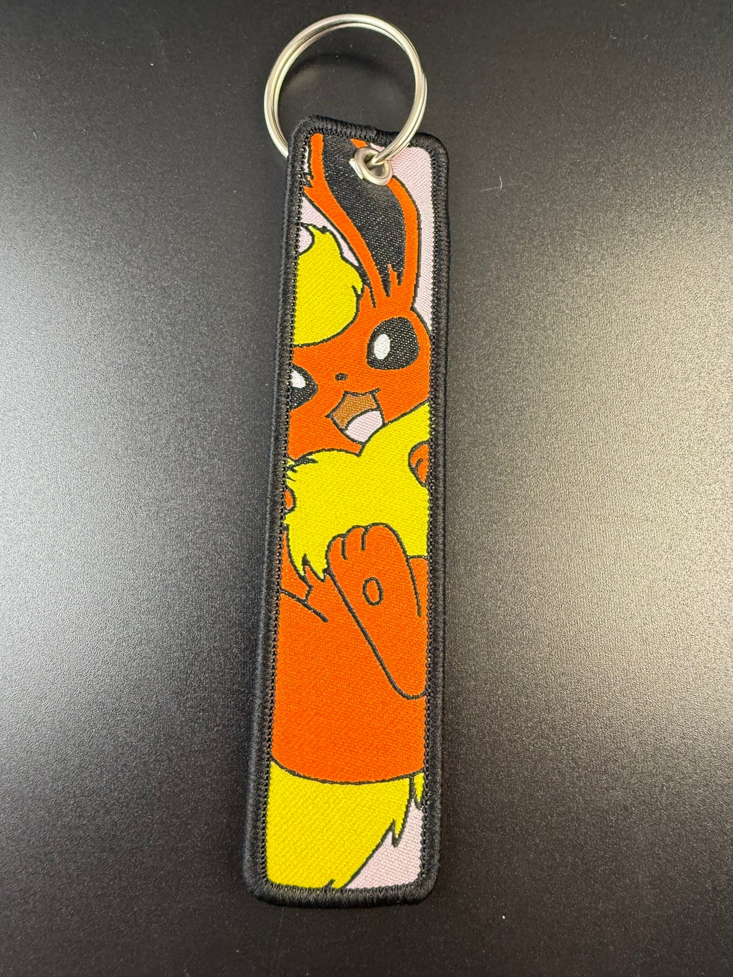 Pokémon-Themed Fabric Keychain