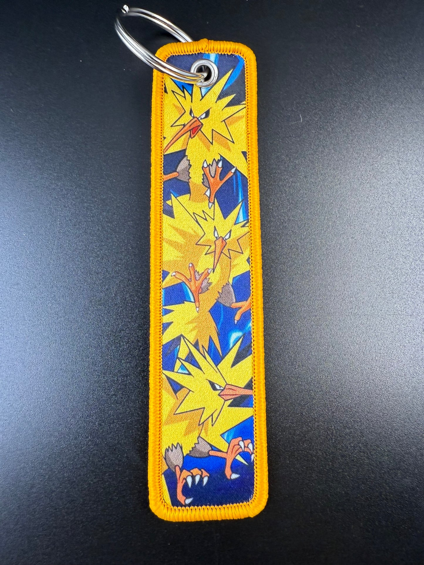 Pokémon-Themed Fabric Keychain