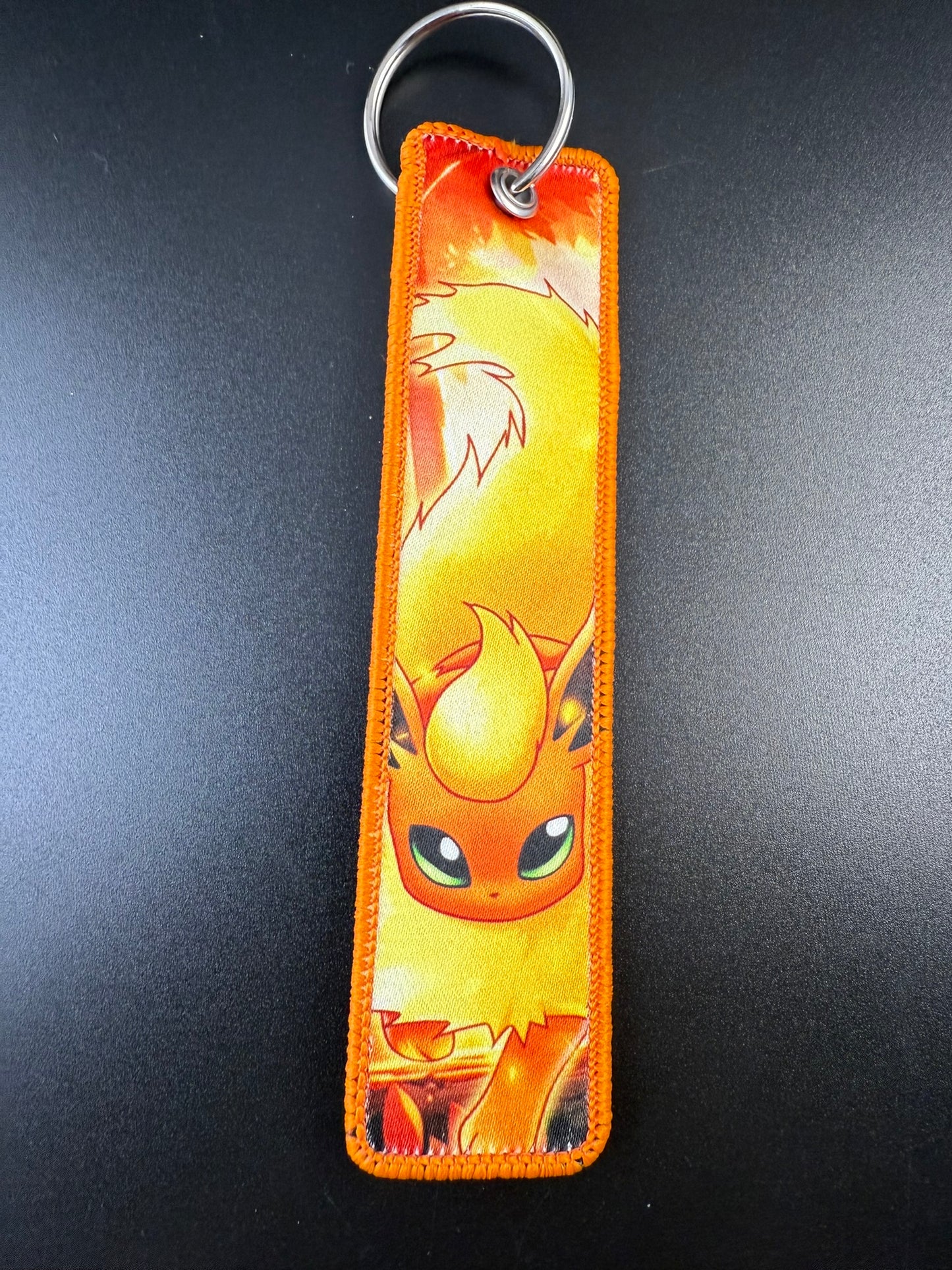 Pokémon-Themed Fabric Keychain