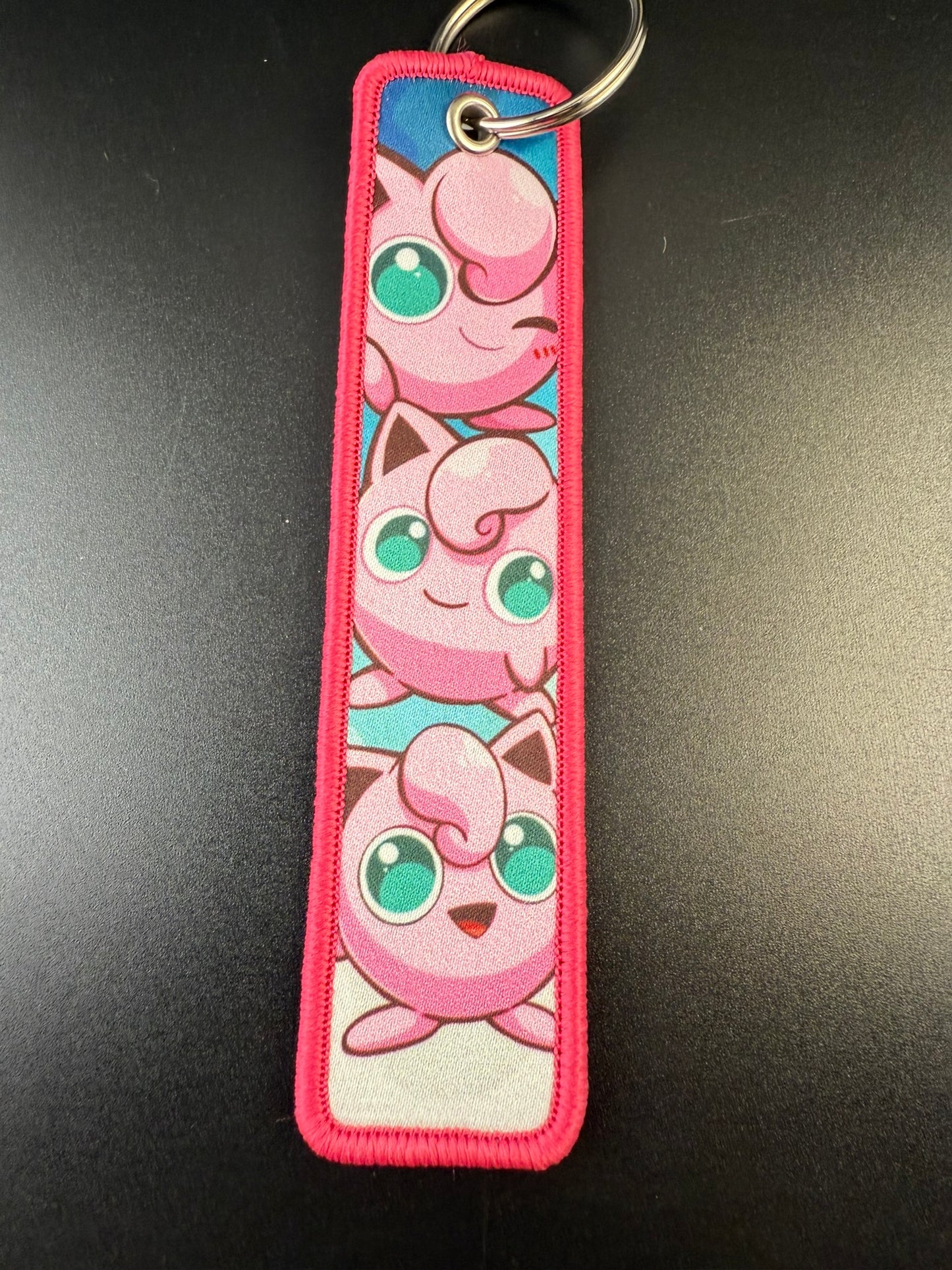Pokémon-Themed Fabric Keychain