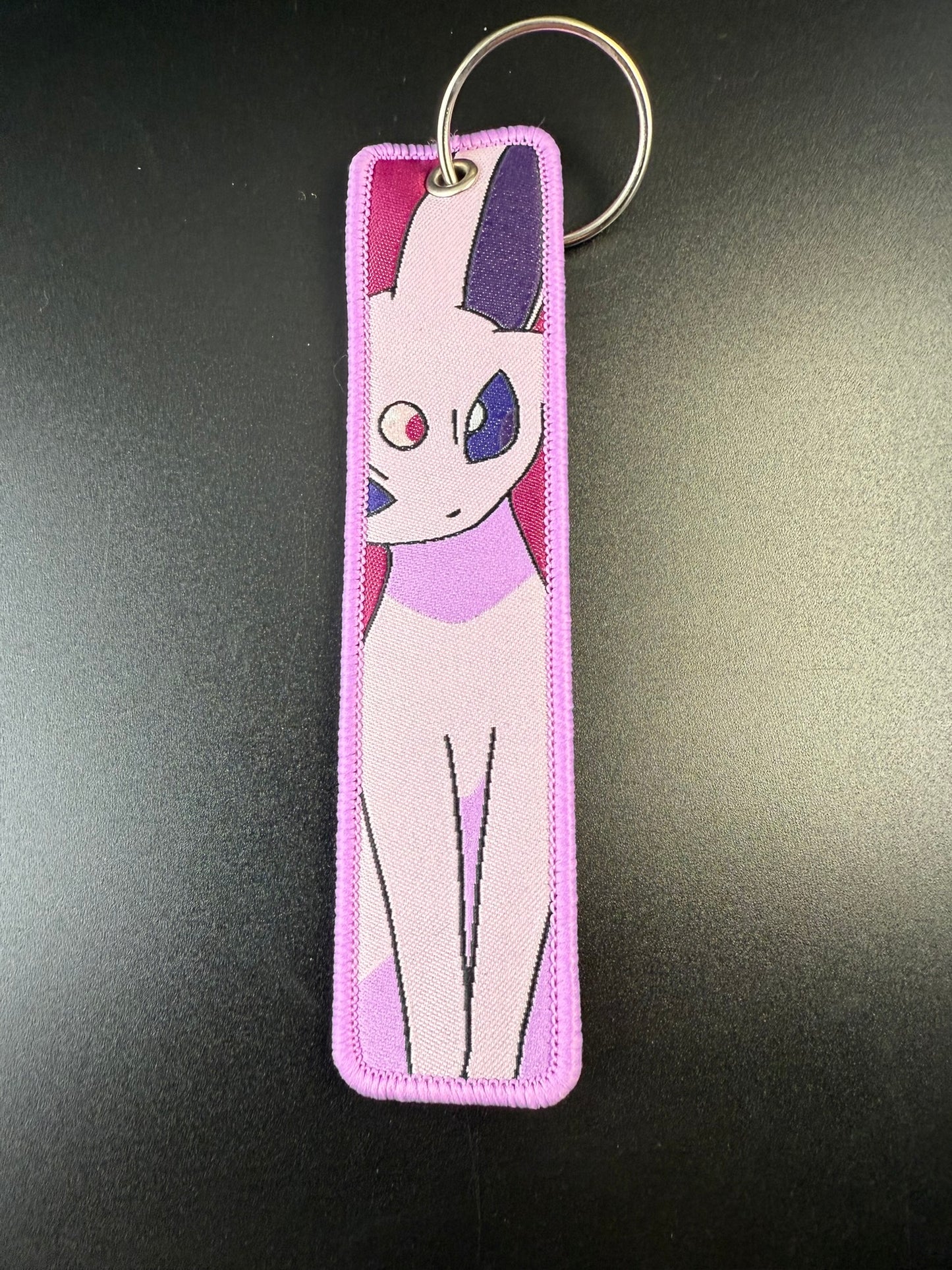 Pokémon-Themed Fabric Keychain