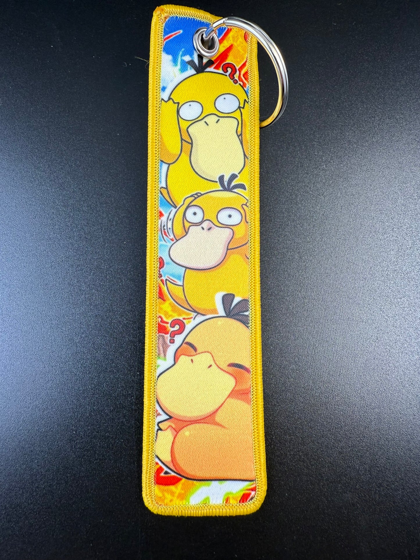 Pokémon-Themed Fabric Keychain