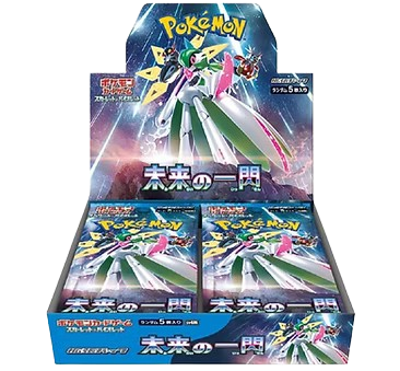 Pokémon Future Flash Booster Box – [Japanese]  | Pokémon trading card game packaging with character illustration on a white background
