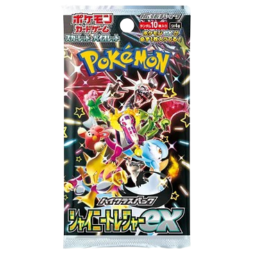 Pokémon Shiny Treasure EX High Class - [Japanese] | Pokémon trading card game pack with colorful characters 