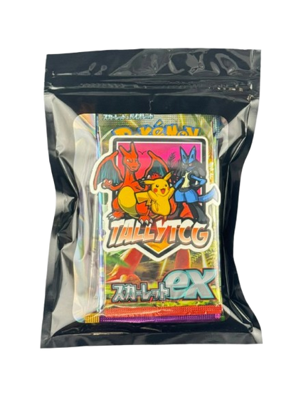 Pokémon trading card game pack with characters on a clear plastic bag |Pokémon Booster Bundle [Japanese]