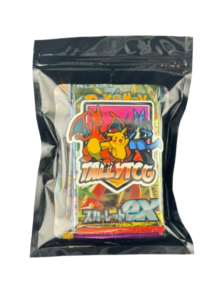 Pokémon trading card game pack with characters on a clear plastic bag |Pokémon Booster Bundle [Japanese]